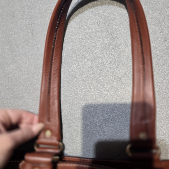 Dooney & Bourke Y2K Brown and Tan Women's Bag EXCELLENT Condition L: 13 H: 10 - Picture 5 of 9